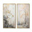 Ensemble de salon Minimalisme Calm River Forest - Trees Wall Art-1933333845-1933333841