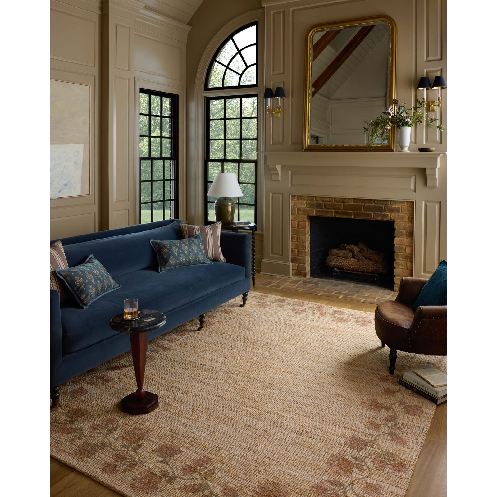 Rue Natural / Multi Area Rug, Rectangle 2'3" x 3'9"