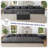 Boneless U Shaped Modular Sectional Sofa Couch-823979323-823979317