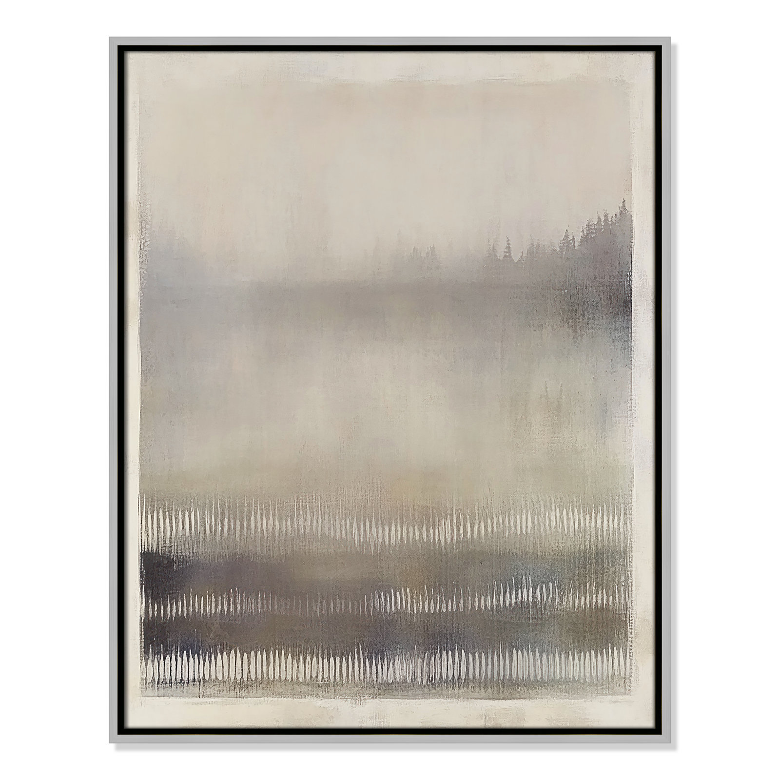 Balanced Silence III Print by Irena Orlov, 29.5" H x 23.5" W, Silver Floater