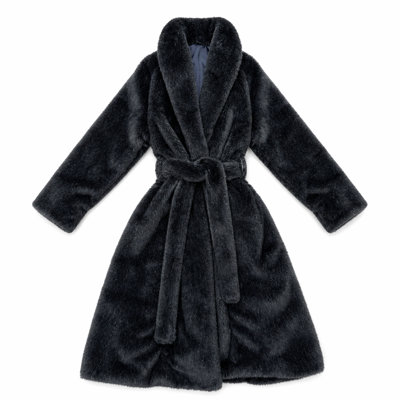 Mink Black Luxury Robe Coat