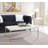 Otrac White & Gold Finish Coffee Table