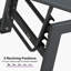 Ensemble de chaise longue de patio en aluminium 3 pièces Shiner-1604962855