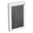 Large Pet Door 20.55" L x 13.82" W x 3.02" H Steel 1 Piece Dog Door White Triple Magnetic Flap Metal Frame Weatherproof for Exterior Doors