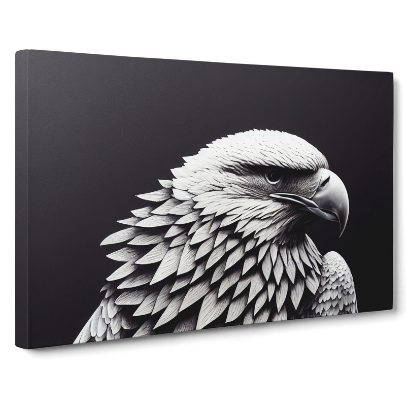 Harmonious Eagle Bird - Wrapped Canvas, 35cm H x 50cm W x 3cm D
