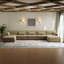 7 Seater Corduroy Corner Sofa -1678660842
