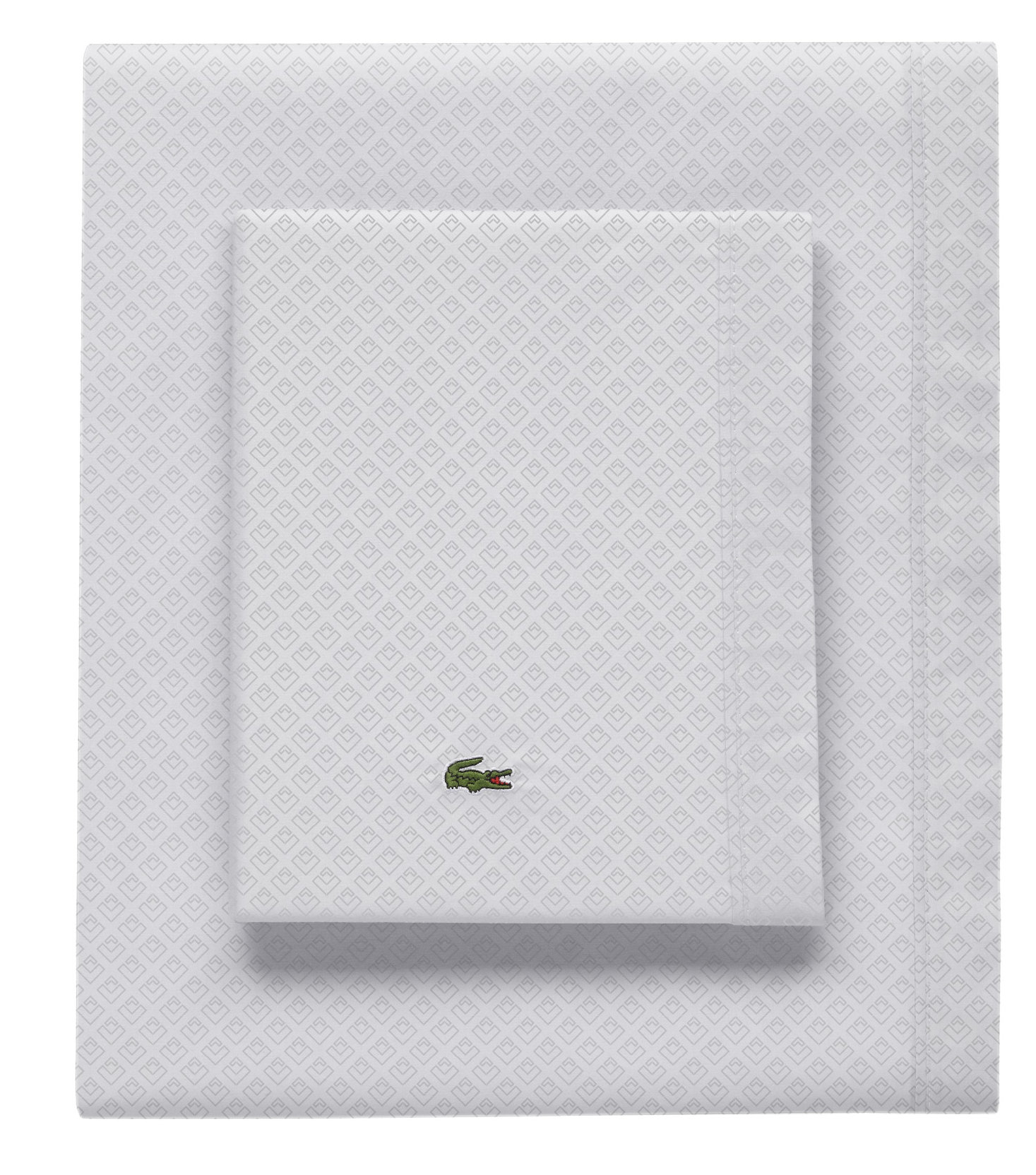 Lacoste solid cotton outlet percale queen sheet set