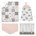 Rose / gris