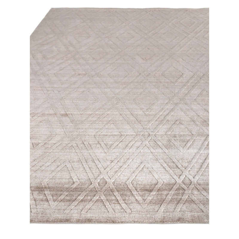 Castelli Geometric Area Rug in Light Beige, Rectangle 9' x 12'