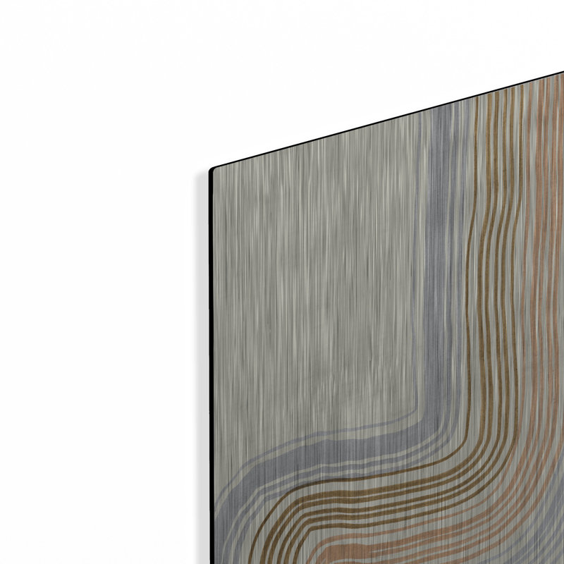  «Imparfect lignes 1» par Alicia Ludwig, art mural en métal, 12 po x 16 po, H 16 po x l 12 po