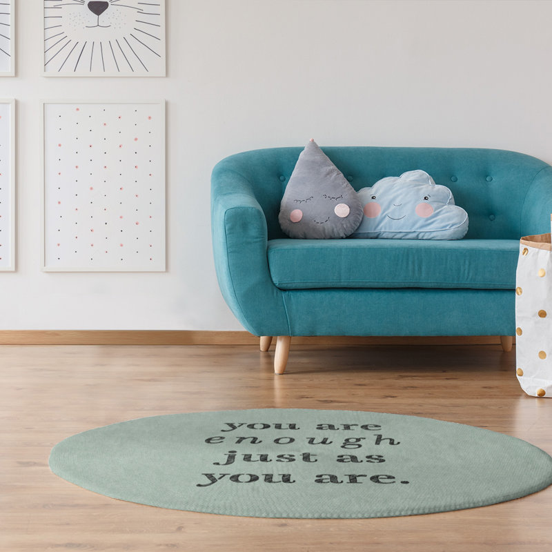 À l’écriture, vous êtes assez tapis poly-chenille, Rond 5 pi