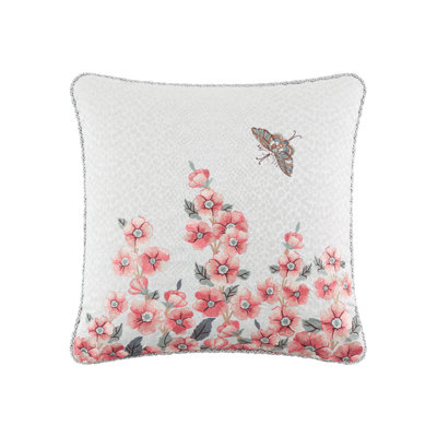 TALIA EMBROIDERED DECORATIVE PILLOW