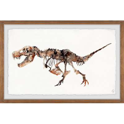 Serafino 'Big T-Rex Skeleton' Framed Print