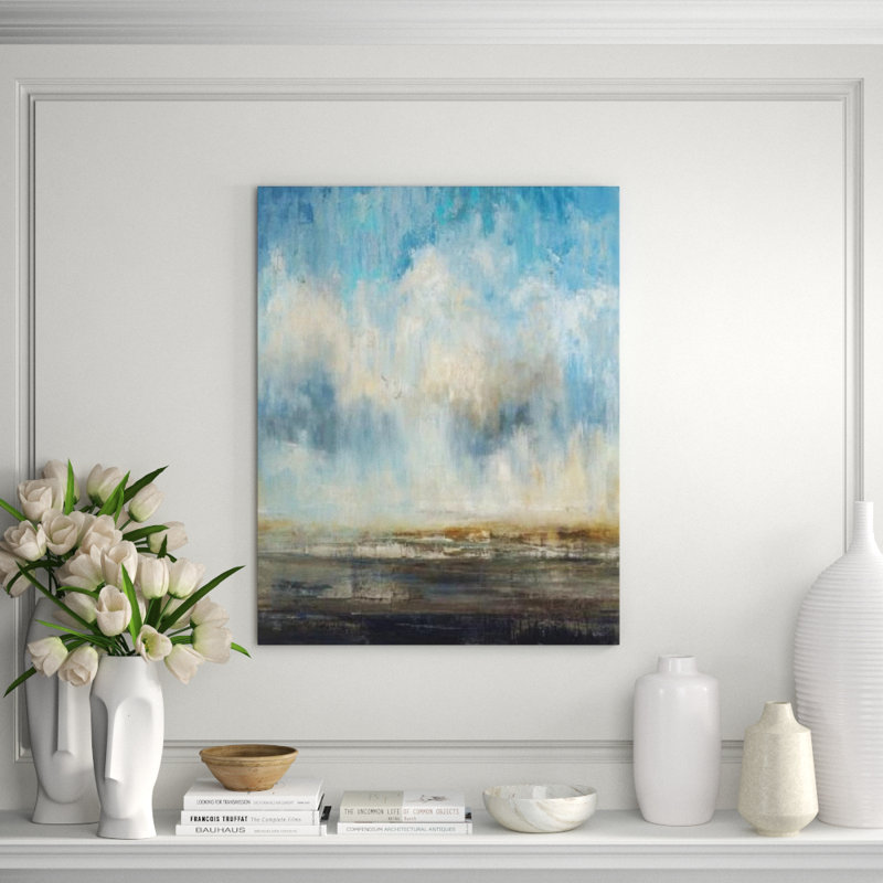 Summer Breeze Painting, Image Brush Gel, 38" H x 30" W x 1.5" D