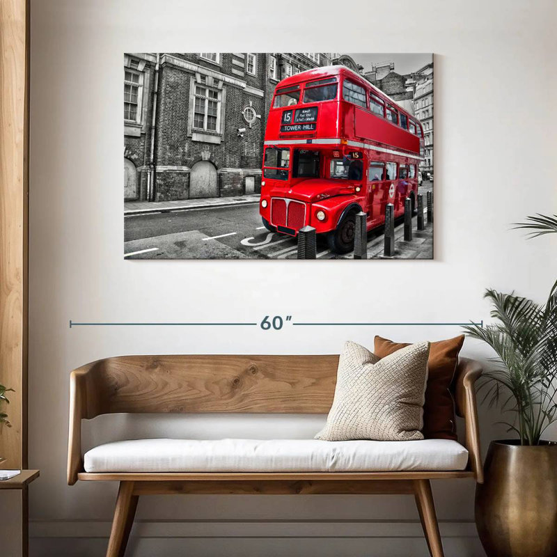 Mehar Pop Double Decker Bus, 30" H x 45" W