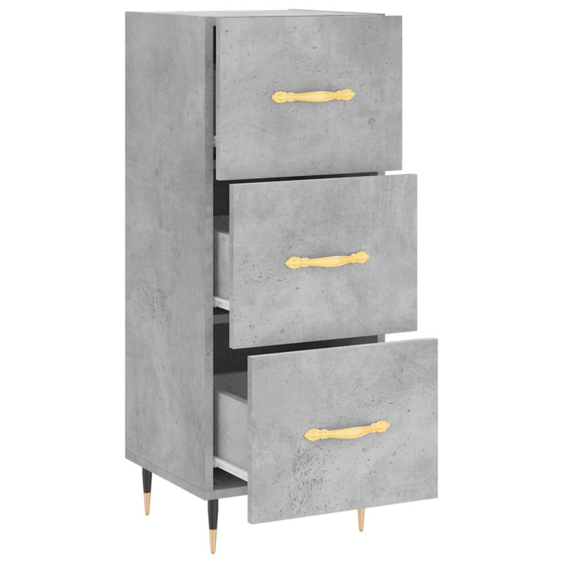 Coplin 3 - Drawer Standard Accent Chest, Concrete Grey