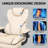 Executive Office Chair with Padded Flip-up Arms, 360°Swivel Free, Easy to Assemble, Beige-1323285779