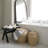Solid Wood Accent Stool-1213251011
