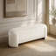 Banc de style contemporain avec compartiment de rangement intégré pour le salon principal, alliant élégance et fonctionnalité