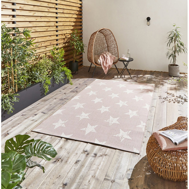 Winside area rug Machine Woven Rectangle Rose/Cream, Rectangle 200 x 290cm