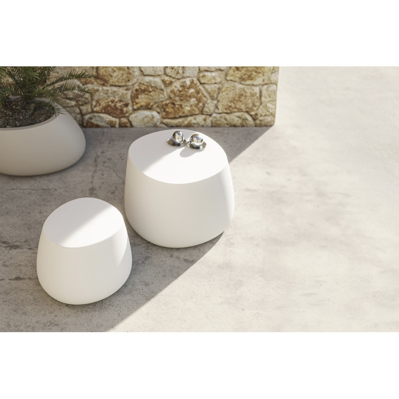 Stone Low Table, Brown