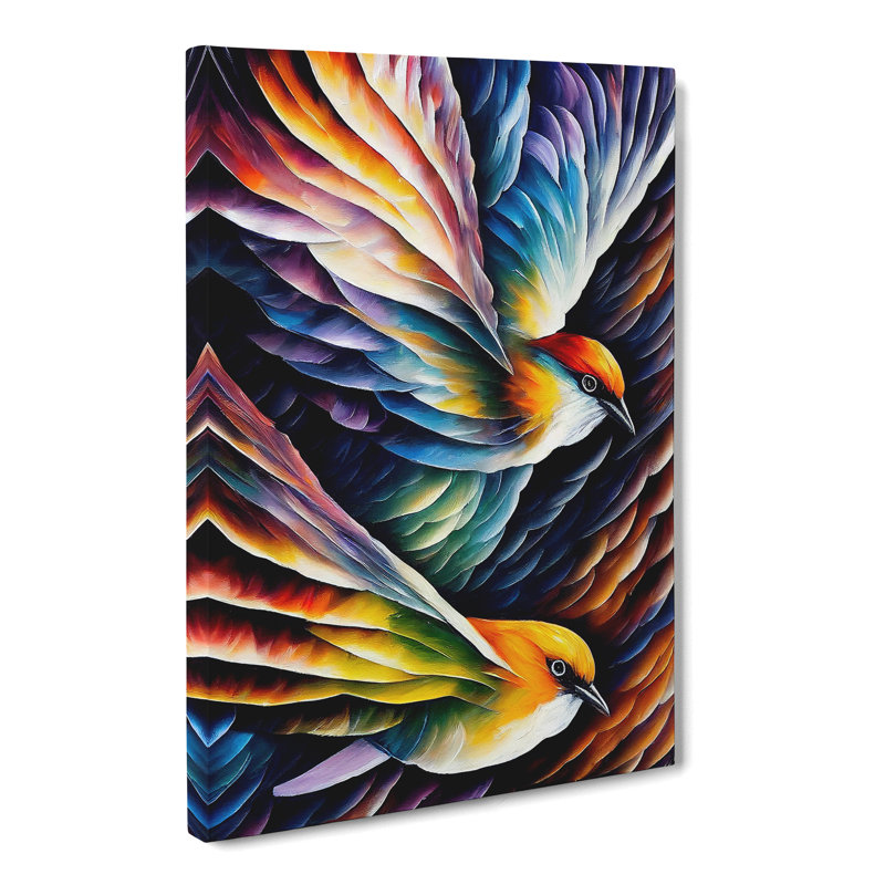Jazelle Swallow Bird Vol.2 - Wrapped Canvas, 50cm H x 35cm W x 3cm D