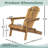 Afore Acacia Wood Folding Adirondack Chair-954656428