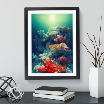 Sensational Coral Reef - Framed Print