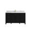 Meuble-lavabo simple 60 po avec plateau Chicago-95846852