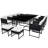 Buttram vidaXL Patio Dining Set with Cushions Outdoor Table and Chairs Poly Rattan-1404732429-1466345093-1466345090