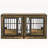 Large Furniture Style Pet Crate With Adjustable Divider, 360 Degree Rotatable Feeder And 4 Stainless Steel Bowls-1886760538-1886331698