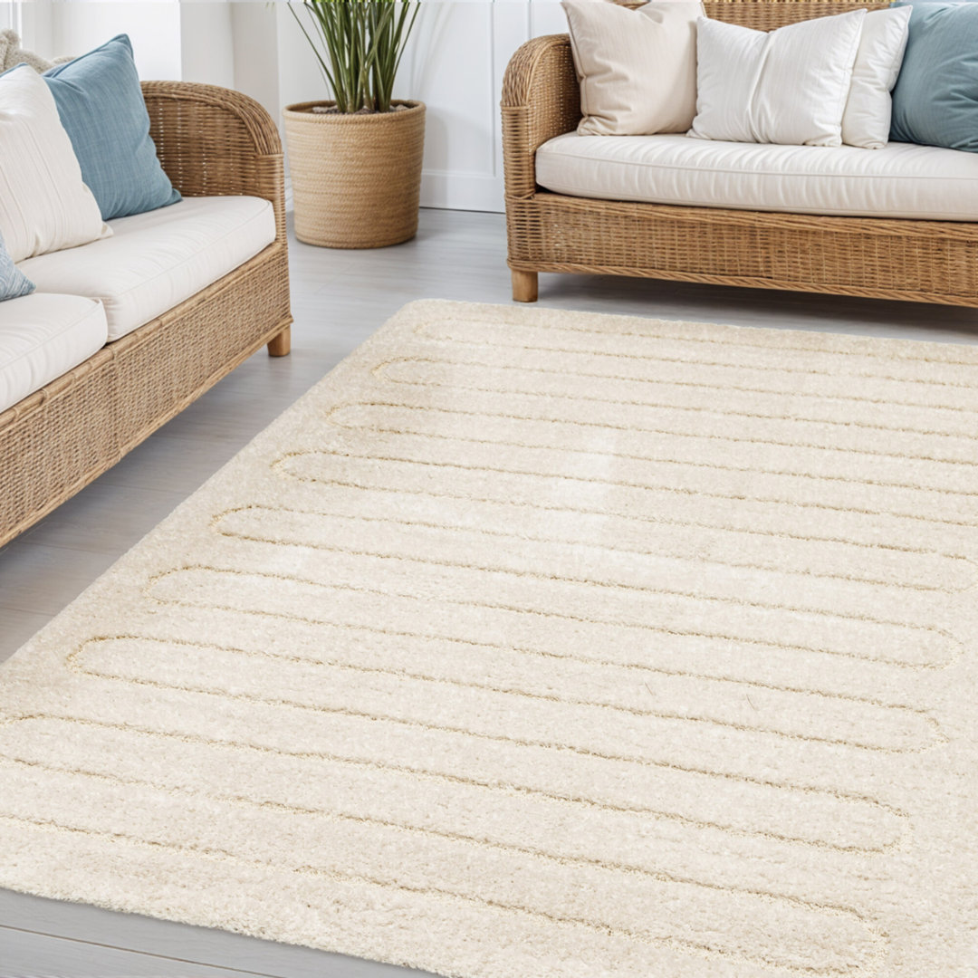 Abstract Shag Area Rug