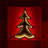 Pine Tree Outline Kanija Light Display 24.5"H