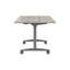 Buariki Rectangle Flip Top Modular Training Table with Casters-49340751-49340745