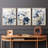 Floral Study  Series  XCII  -Set Of 3 Framed Giclee Prints -Ready to Hang-107253525-107253523
