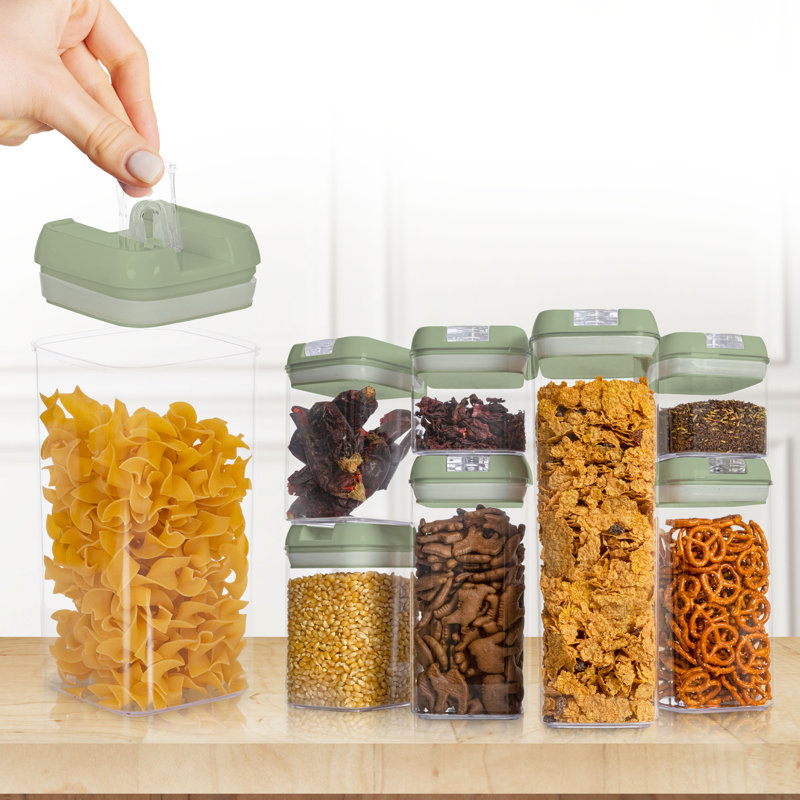 Ensemble de 7 contenants alimentaires, Menthe