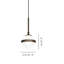 Peggy Suspension White Glossy Anique Brass E12 Ul-173900868