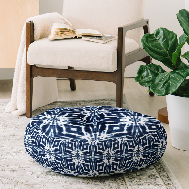Coussin de plancher shibori Jacqueline Maldonado