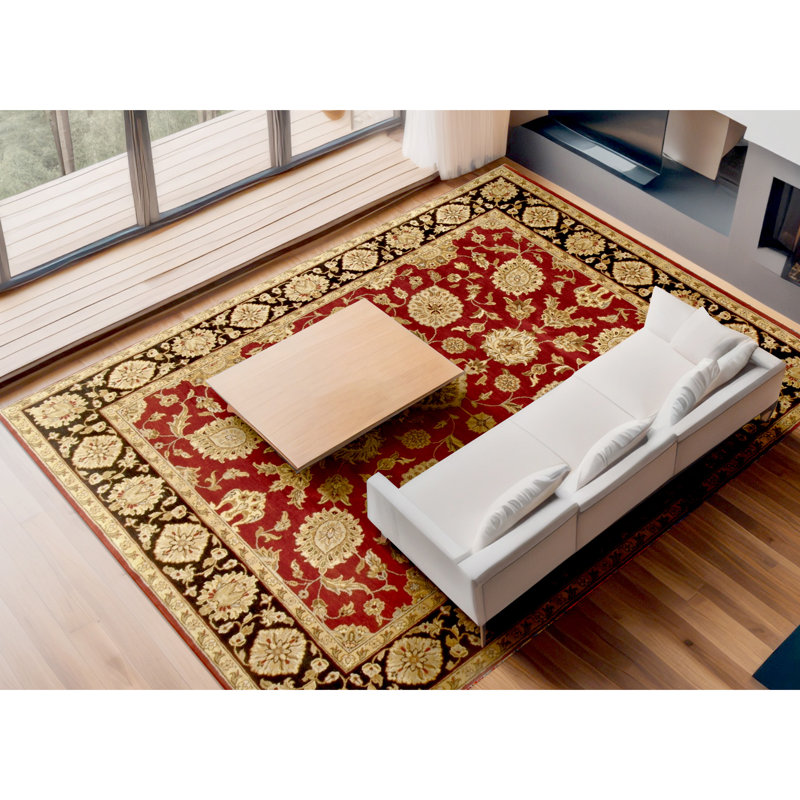 Handmade Wool Oriental Area Rug, Rectangle 10' x 14'