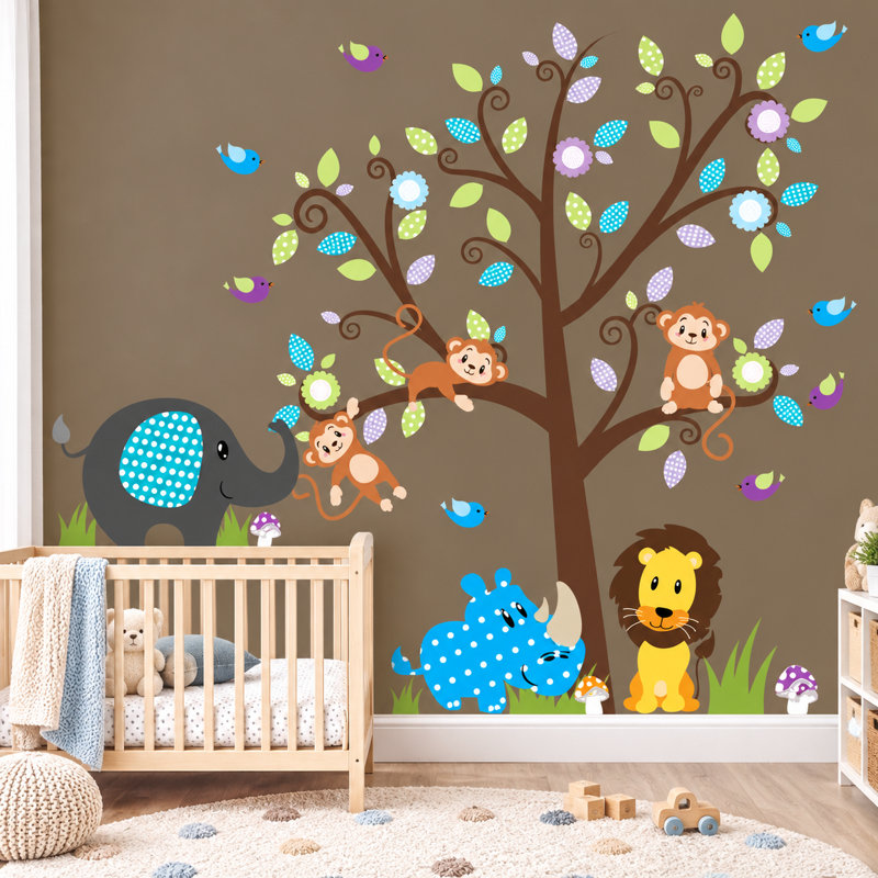 Landscape & Nature Non-Wall Damaging Wall Decal, Scheme B