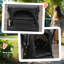 Pet Stroller Dog Foldable Travel Carriage with Reversible Handle Black
