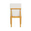 Chaise rembourrée Latitude Run® - tissé texturé crème (ensemble de 2)