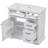 36" Bathroom Vanity With Sink,2 Drawers With Slide Rails,2 Tip-Out Drawers And 1 Door-391132927