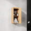 Meuble-lavabo mural contemporain, meuble-lavabo moderne avec lavabo et armoire d'appoint