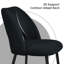 Efrat Corduroy Wide Back Upholstered Dining Chair-1523763363-1488465506