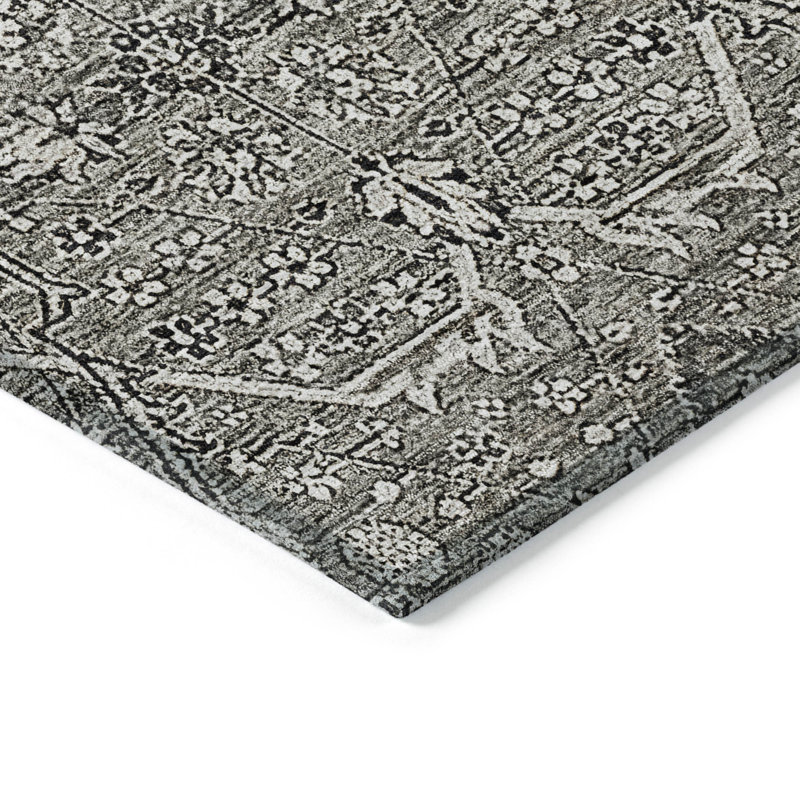 Tapis intérieur / extérieur lavable en machine Christain ACN1223, Rectangle 1 pi 8 po x 2 pi 6 po