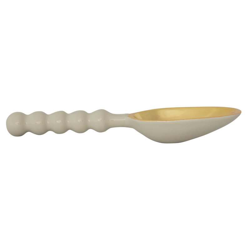 Enameled Aluminum Scoop With Ball Handle
