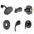 Single Handle Tub Spout And 5Functions Shower Head Set (Valve Included)