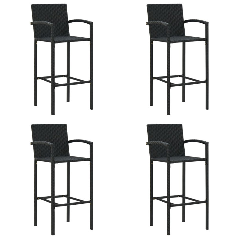 Tabouret de bar 31,5 po, Noir