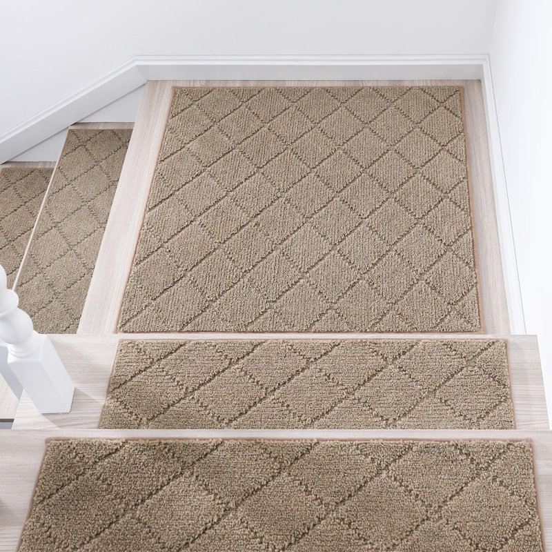 Tapis d'escalier de bordure antidérapants pour marches en bois